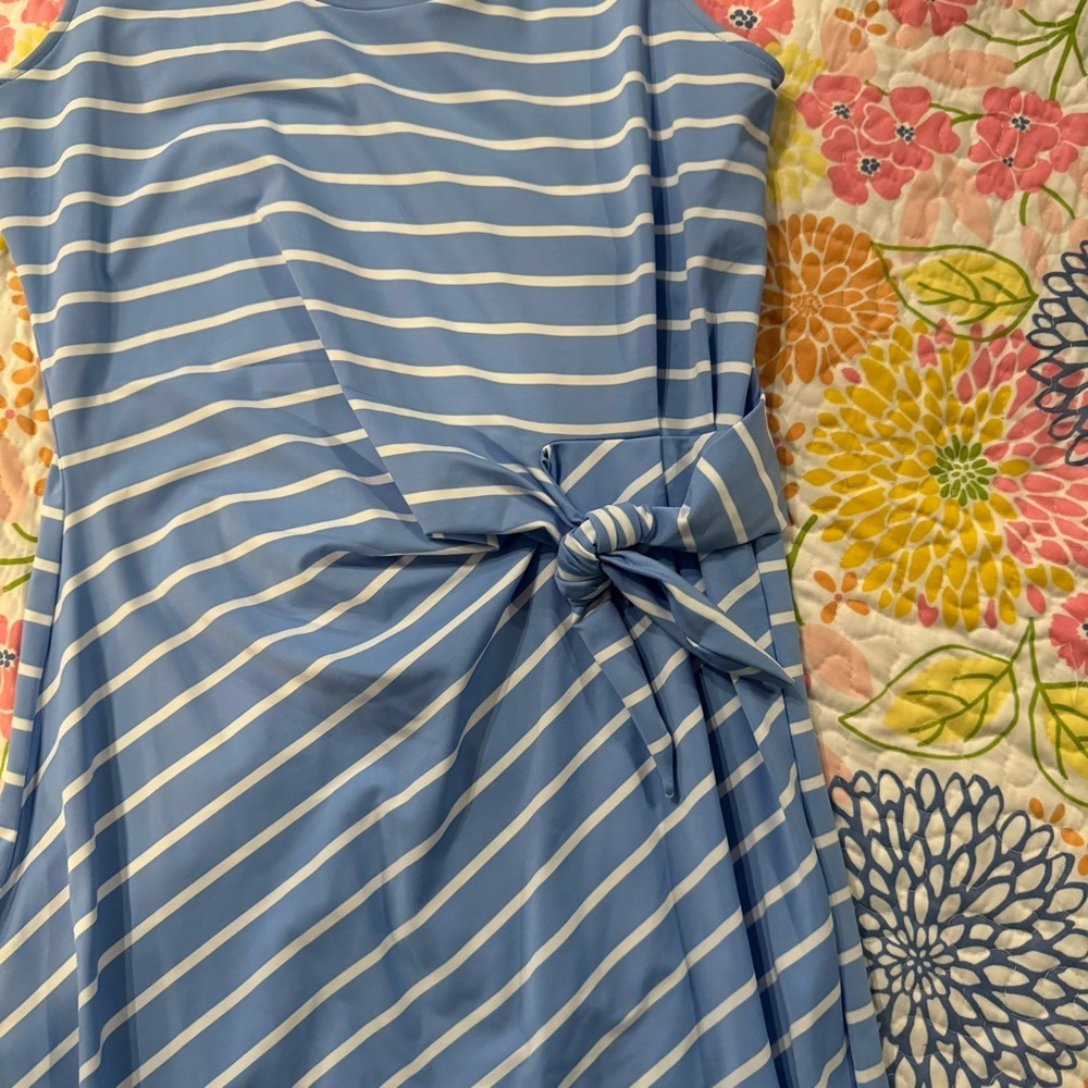 Xs WOMENS vineyard vines performance blue knot dress - Picture 3 of 3